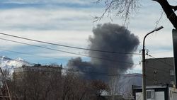 На юге Бишкека пожар? - очевидцы отправляют видео