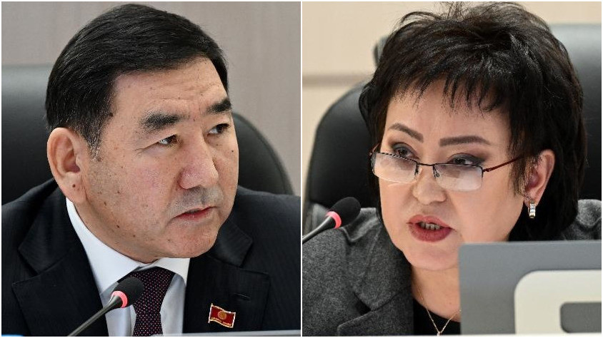 Суйунбек Омурзаков и Гулкан Молдобекова