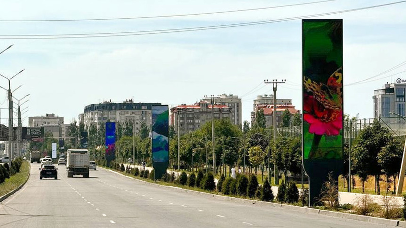 Bishkek mayor's office opposes installation of LED screens at residential buildings