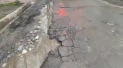 Горожанин просит сделать ремонт дороги на Раззакова—Туголбай-Ата