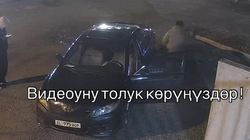 Мужчина вытащил пакеты с мусором из багажника машины и оставил на улице. Видео