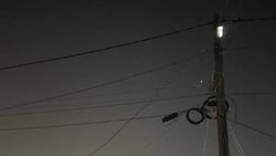 В Рабочем городке не работает фонарь