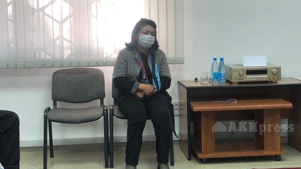 Журналистка Алтынай Арстанбекова