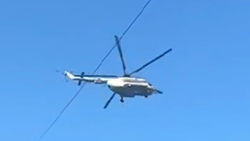 МЧС: Вертолет, летевший низко в Кара-Балте, не принадлежит нам