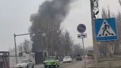 В Первомайском районе пожар. Видео очевидца