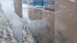 Обращение жителя о большой луже на  улице Д.Асановой принято к рассмотрению, - мэрия