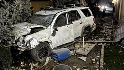 За рулем «Тойоты», въехавшей во двор дома в Ак-Ордо, был несовершеннолетний