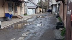 На Абдрахманова—Мичурина разбитая дорога