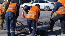 Дорогу по ул.Салиевой готовят к ямочному ремонту. Фото мэрии