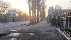 Житель жалуется на трудности при заезде спецтехники на Л.Толстого—Манаса