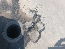 На улице Волкова для колодца использована шина