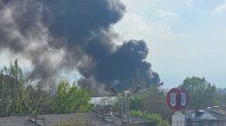 Пожар на Чуй—Фучика. Видео очевидцев