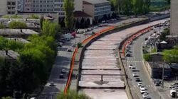 Горожанин просит высадить деревья и кустарники на ул.Малдыбаева. Фото