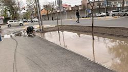 Подтопление на Московская—Панфилова устранено в тот же день, - «Бишкекзеленстрой»