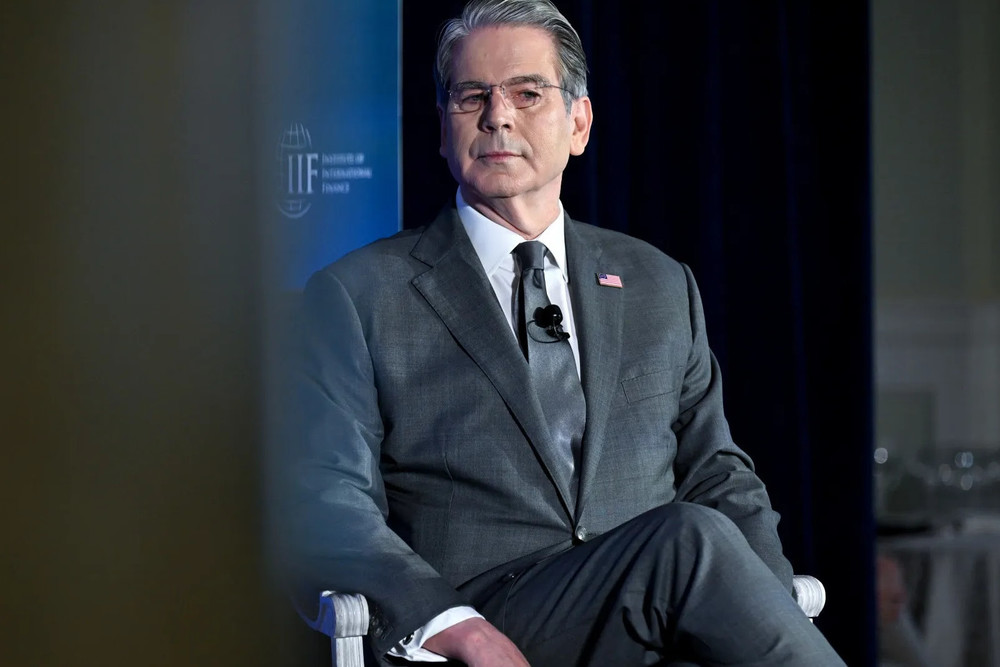 Министр финансов США Скотт Бессент. Фотограф: Мэтт МакКлейн/Bloomberg