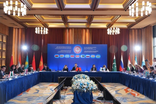 Элдик Банк в статусе председателя МБО ШОС принимает международные делегации