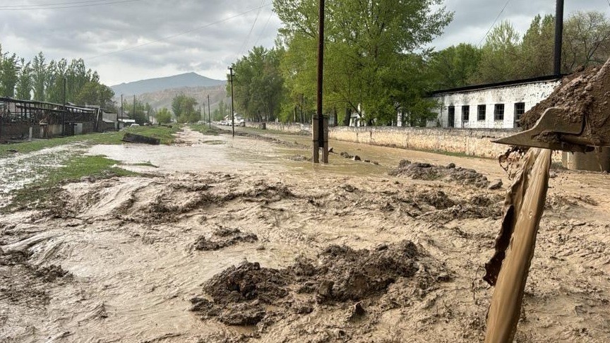 В городе Гульчо сошел сель