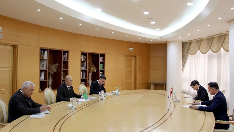 Ambassador of Egypt presents credentials at Foreign Ministry of Turkmenistan