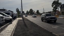 Отсутствует навес над остановкой на Жибек жолу—Веселой
