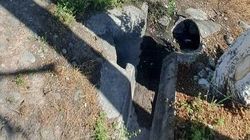 На Табалдиева—Жаманбаева забит арык, из-за чего не течет поливная вода