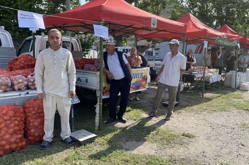 В Кадамжайском районе состоялась продовольственная ярмарка