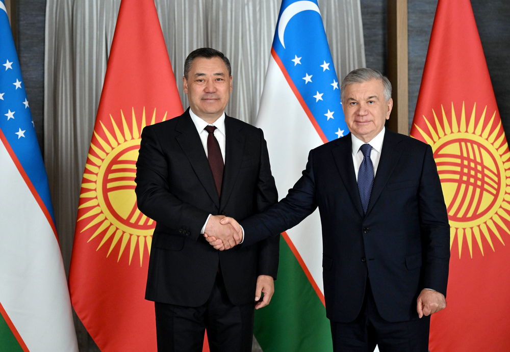 Presidents of Kyrgyzstan and Uzbekistan hold talks in Turkistan ...