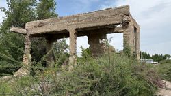 Житель Таласа просит снести заброшку возле автовокзала. Фото