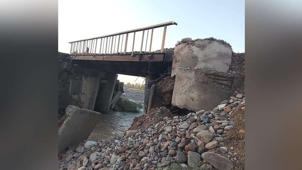 На дороге Кербен—Ала-Бука построят новый мост вместо разрушенного селем