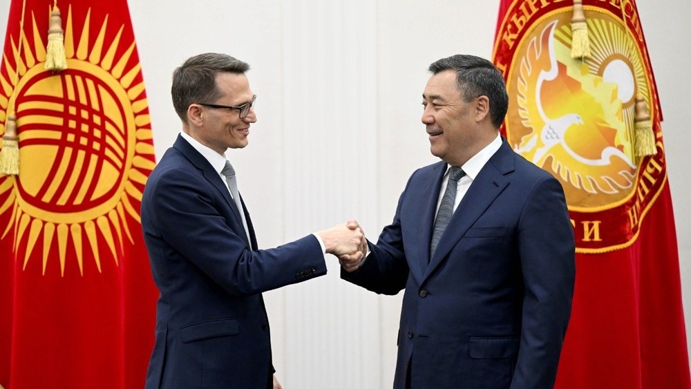 Мартин Шлегель и Садыр Жапаров