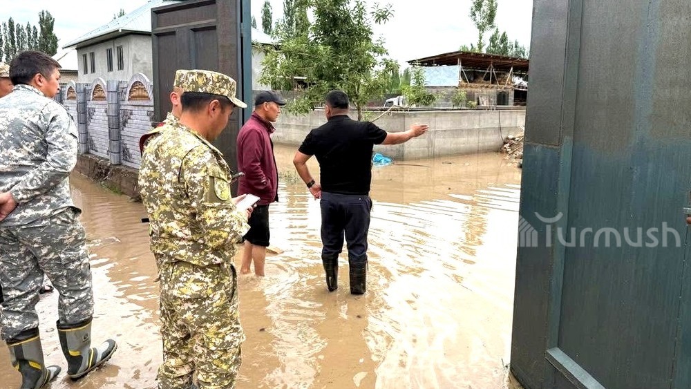 В Узгене сели подтопили ряд домов: Ликвидируют последствия