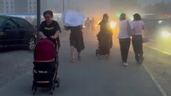 Как вчерашний ветер в Бишкеке сбивал с ног прохожих. Видео горожан