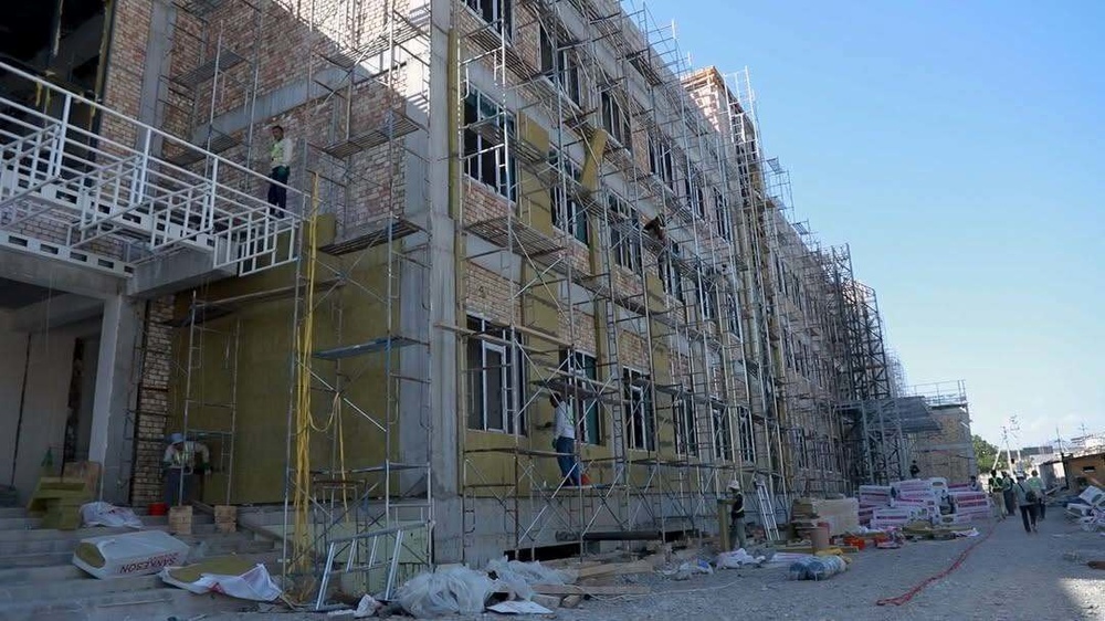 Новый кардиоцентр в городе Манас за 3 млрд сомов готов на 60%