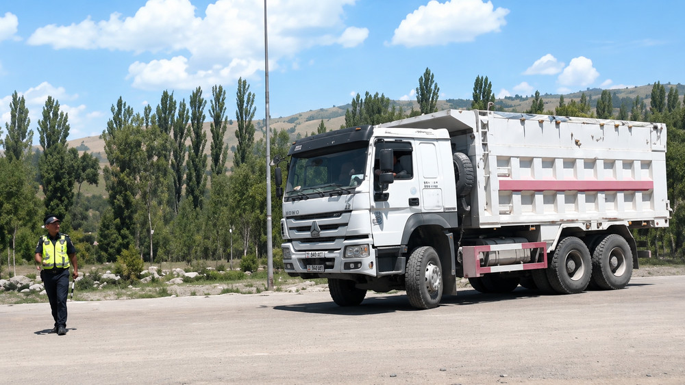 В Ошской области у водителя HOWO выявили штрафы на 110,5 тыс. сомов