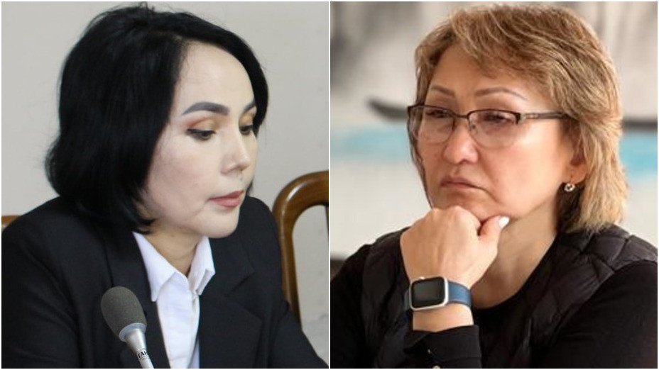 Чынара Жаныкеева и Бактыгуль Исмаилова
