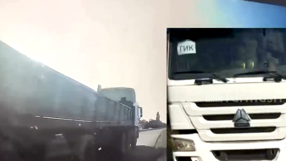 Создание аварийной ситуации на дороге: В отношении водителя фуры составлен протокол