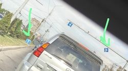На Масалиева—Токтоналиева один дорожный знак свисает, другой упал