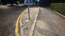Когда заделают участок возле остановки на Л.Толстого?