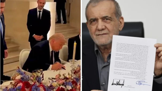 Дональд Трамп, Масуд Пезешкиан.
