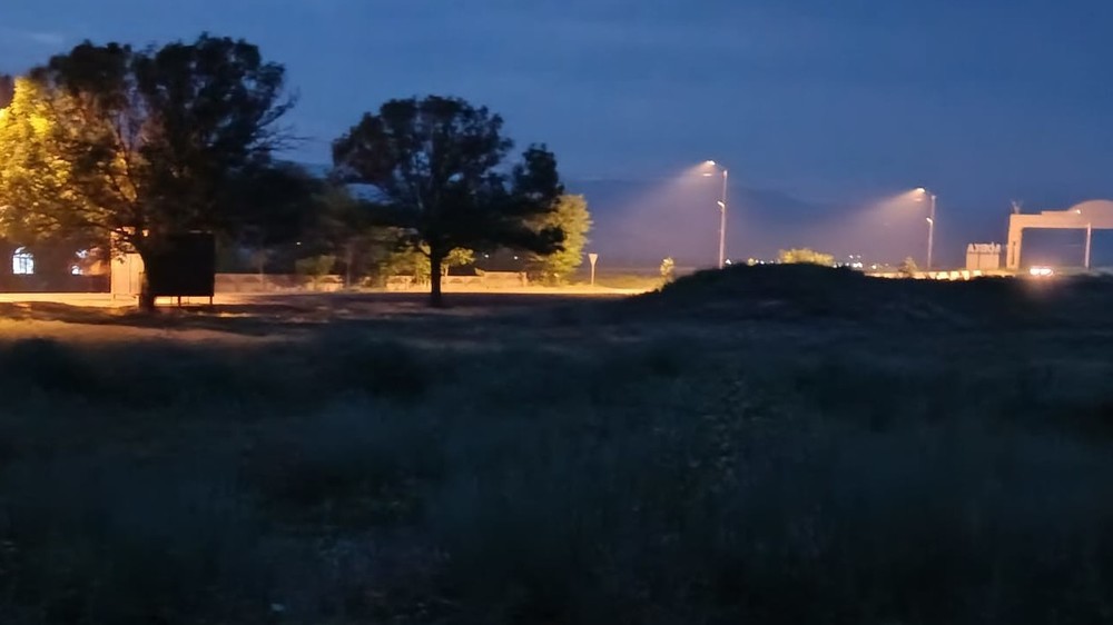 В Орловке жители жалуются на дым от горящего мусорного полигона
