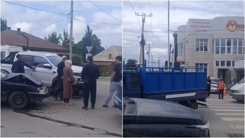 В Караколе на перекрёстке Дербишова и Токтогула вновь произошло ДТП