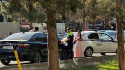На Юнусалиева—Саманчина столкнулись две легковушки