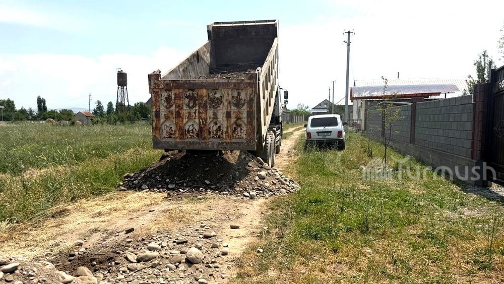 В Дөң-Булакском айыльном аймаке Узгена ведутся работы по выравниванию внутренних улиц