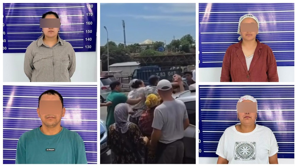 Драка на рынке в Оше попала на видео: задержаны четыре человека