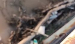 Под мостом БЧК на улице Восточной в Лебединовке много мусора