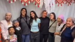 Австралийской спортсменке Деси Джонсон, отдыхающей в Кыргызстане, показали традиции кыргызов
