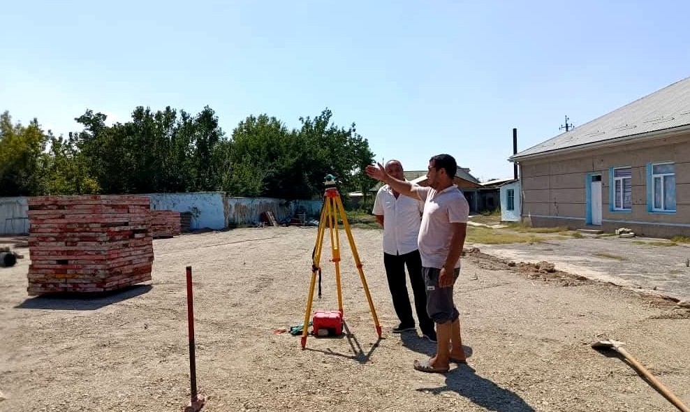 В селе Уч-Коргон Кадамжайского района началось строительство четырех спортивных площадок