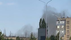 В Бишкеке произошел пожар на территории таможенной службы
