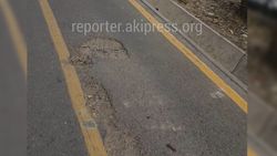 Дорожникам поручили устранить выбоины на велодорожке на Айтматова—Толстого
