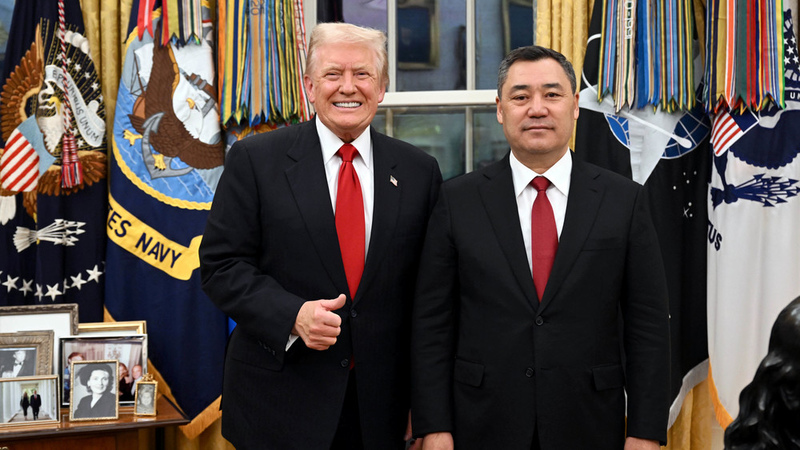 US President Donald Trump congratulates Sadyr Japarov on Kyrgyzstan