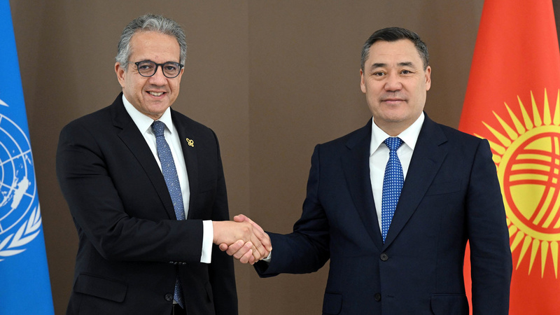 President of Kyrgyzstan and UNESCO Director-General discuss expanding cooperation